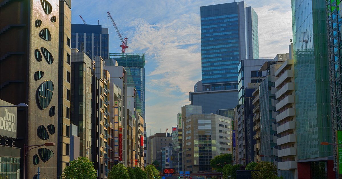 渋谷の町並み
