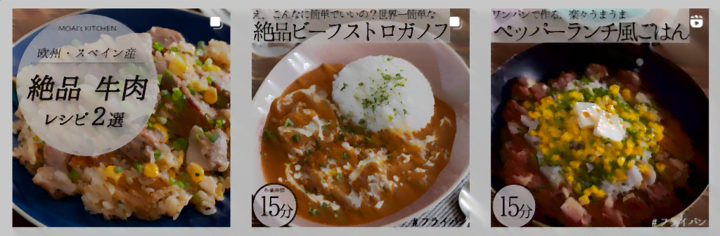 スペイン産牛肉のSNS運用とインフルエンサー投稿 インフルエンサーのタイアップ投稿