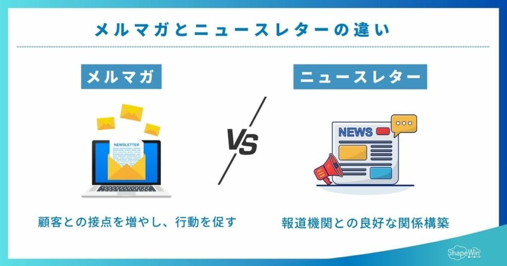 メルマガとの違い_インフォグラフィック