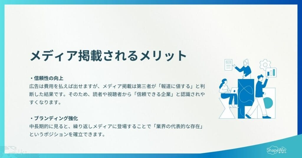 メディア掲載されるメリット＿インフォグラフィック