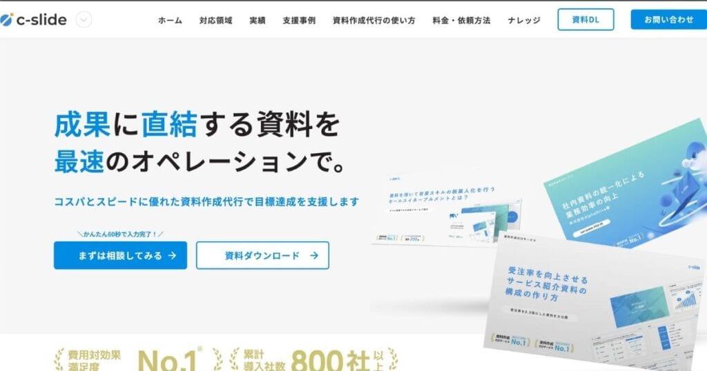 オウンドメディア外注の費用相場と代行会社7選比較!外注で失敗しない方法も オウンドメディア外注の代表的な会社 cone-c-slide