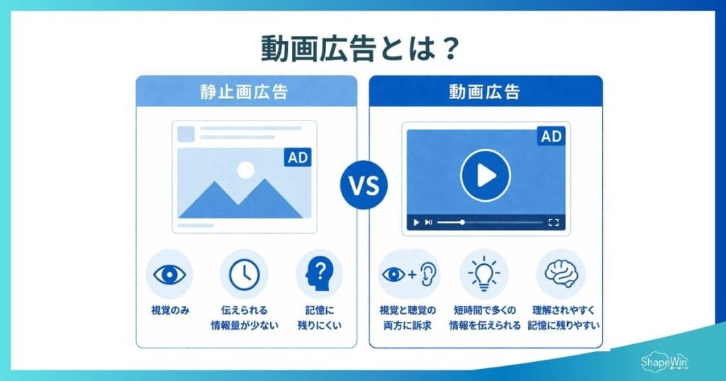 動画広告の事例まとめ6選|成果が出たSNS・YouTube広告の成功ポイントを解説 動画広告とは?_インフォグラフィック
